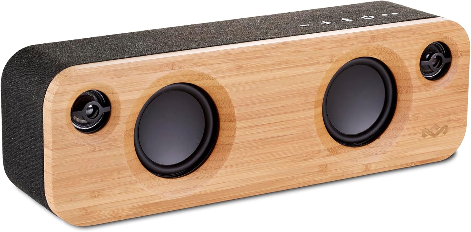 I-Accessories: House of Marley Mini Portable Speaker with Wireless Bluetooth Connectivity